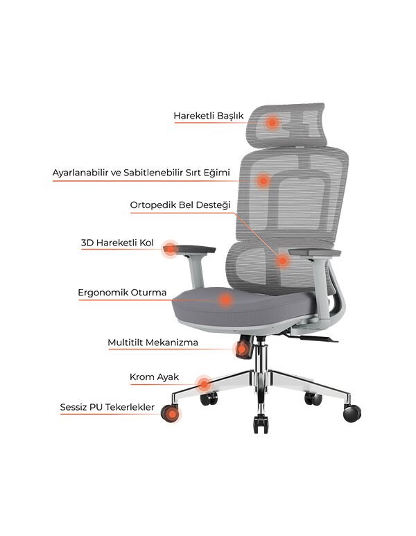 OFİS MOBİLYALARI ve OFİS KOLTUKLARINDA ERGONOMİ 