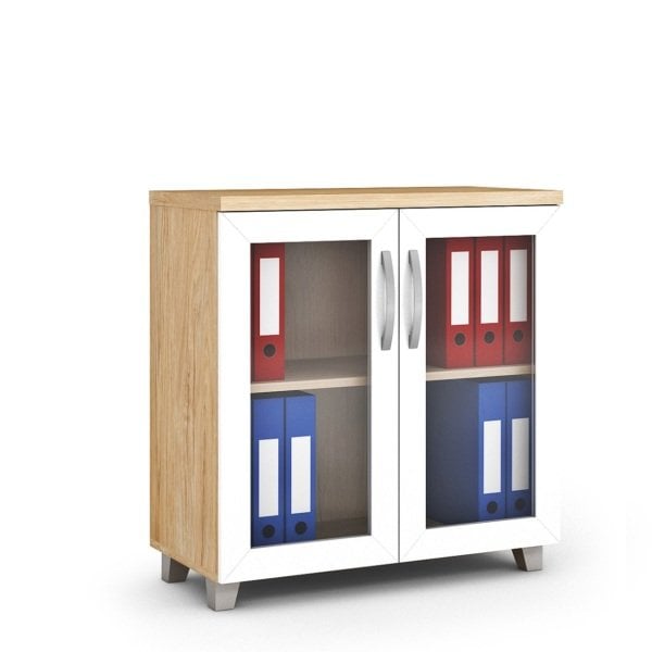 80 cm Cam Kapaklı Dosya Dolabı