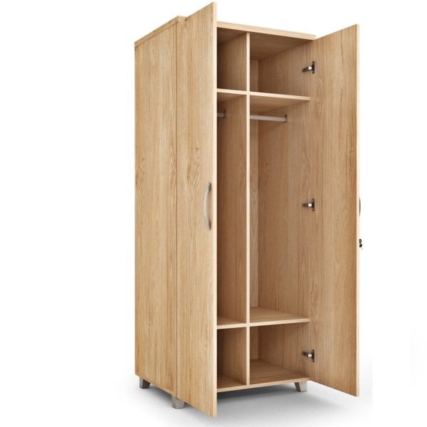 190 Cm Çift Kişilik Elbise Dolabı