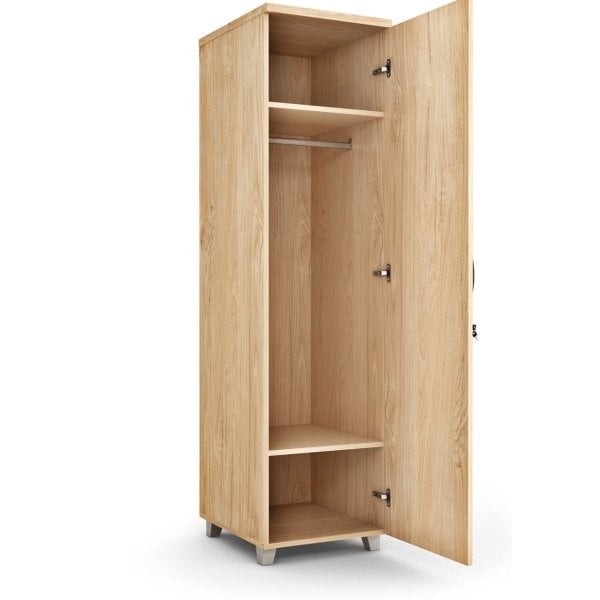 190 cm Geniş Tek Kişilik Elbise Dolabı