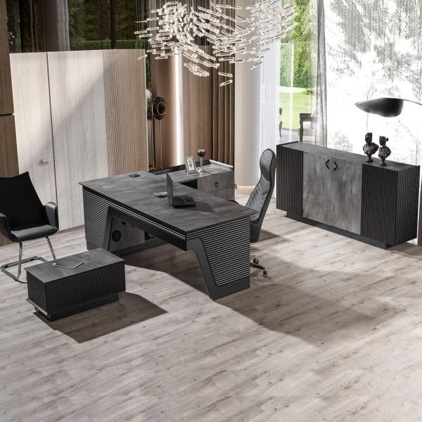 Ritim İroni Yönetici Ofis Masa Takımı